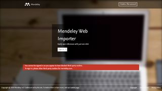 
                            1. Mendeley Web Importer