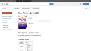 
                            10. Meng Windows Server 2003 - Rezultati Google Books