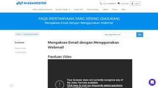 
                            6. Mengakses Email dengan Menggunakan Webmail | Niagahoster