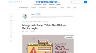 
                            1. Mengatasi cPanel Tidak Bisa Diakses Ketika Login - Niagahoster Blog