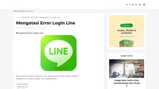 
                            6. Mengatasi Error Login Line - Lagibaca.com | Membaca Berita Hari ini