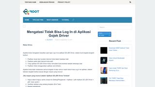 
                            4. Mengatasi Tidak Bisa Log In di Aplikasi Gojek Driver - My ROOT