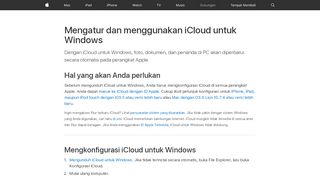 
                            5. Mengatur dan menggunakan iCloud untuk Windows - Apple Support