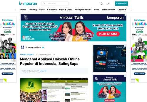
                            10. Mengenal Aplikasi Dakwah Online Populer di Indonesia, SalingSapa ...