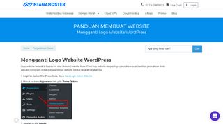 
                            1. Mengganti Logo Website WordPress | Niagahoster