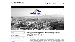 
                            12. Menggunakan Aplikasi efaktur dengan benar (Register ETaxInvoice ...