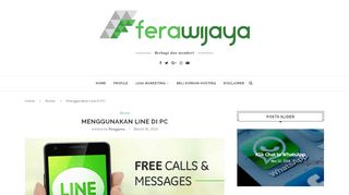 
                            11. Menggunakan Line Di PC – Berbagi dan Memberi Untuk Semua