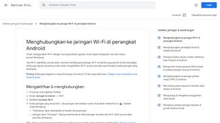 
                            9. Menghubungkan ke jaringan Wi-Fi pada perangkat Android - Bantuan ...