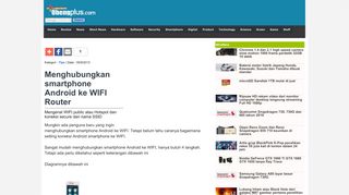 
                            3. Menghubungkan smartphone Android ke WIFI Router - Obeng Plus