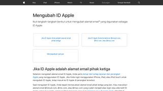 
                            12. Mengubah ID Apple - Apple Support