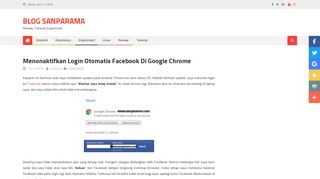 
                            10. Menonaktifkan Login Otomatis Facebook di Google Chrome - Blog ...