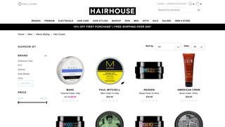 
                            5. Men's Hair Cream - Hairhouse Warehouse