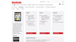 
                            3. Men's Health digital Abo direkt vom Verlag - Motor Presse Shop