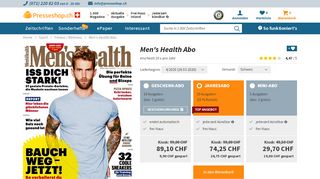 
                            8. Men's Health - Presseshop.ch