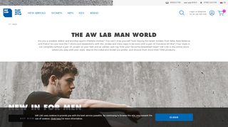 
                            5. Men's sneakers and clothing - AW LAB