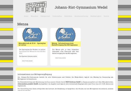 
                            6. Mensa - JRG-Homepage - JRG Wedel