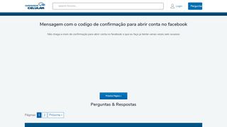 
                            7. Mensagem com o codigo de confirmação para abrir conta no facebook ...