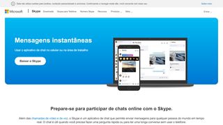 
                            1. Mensagens de chat | Instant Messenger | Mensagens online | Skype