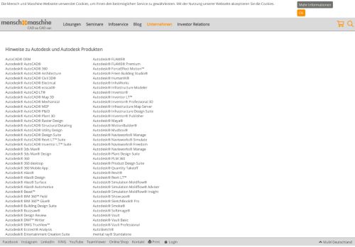 
                            8. Mensch und Maschine - Autodesk Markenrecht