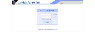 
                            1. כניסה למערכת - mEnterprise - Login