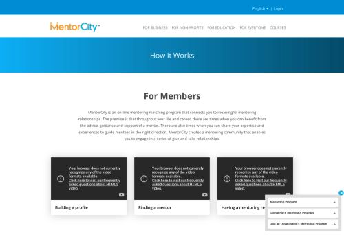 
                            8. MentorCity - How it works