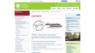 
                            10. Mentorenbüro Germanistik - Bergische Universität Wuppertal