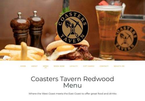 
                            7. Menu | Coasters Tavern | Redwood, Christchurch | Great Food