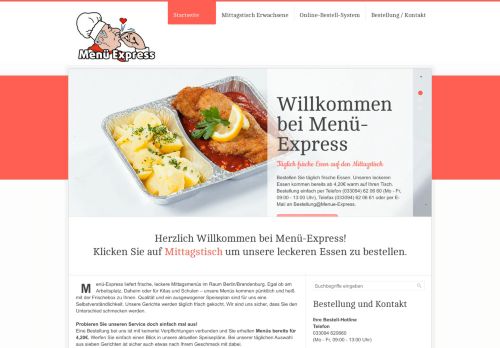 
                            6. Menü-Express | leckere Mittagsmenüs im Raum Berlin Brandenburg