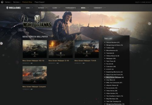 
                            1. Menu Screen Wallpaper - Tanks: World of Tanks media, best videos ...