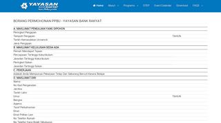 
                            13. Menu - Yayasan Bank Rakyat