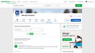 
                            6. Menzies Aviation Employee Benefits and Perks | Glassdoor