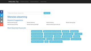 
                            9. Menzies elearning Search | Page login - InfoLinks.Top
