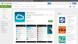 
                            9. MEO Cloud – Aplicações no Google Play