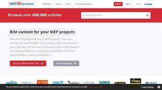 
                            10. MEPcontent: The BIM library for MEP engineers