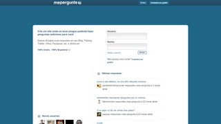 
                            1. MePergunte - O seu site de perguntas anônimas (ou não).