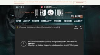 
                            9. M´era Luna Festival in Hildesheim | Bands, Tickets & alle ... - Mera Luna