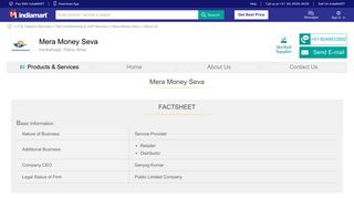 
                            11. Mera Money Seva - Service Provider from Kankarbagh, Patna, India ...