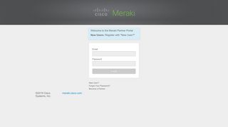 
                            2. Meraki Partner Portal