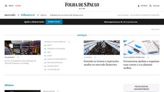 
                            2. Mercado: Folhainvest | Folha