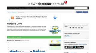 
                            12. Mercado Livre não funciona ou está fora do ar? Status atual ...