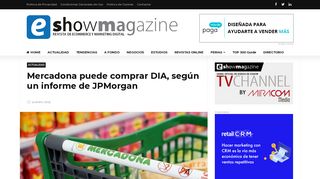 
                            12. Mercadona puede comprar DIA, según un informe de JPMorgan