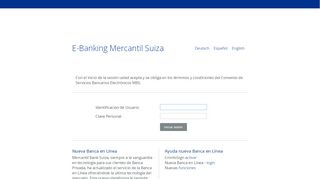 
                            10. Mercantil Bank (Schweiz) - Login
