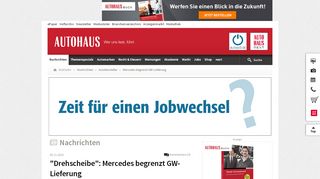 
                            7. Mercedes begrenzt GW-Lieferung - autohaus.de