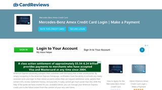 
                            7. Mercedes-Benz Amex Credit Card Login | Make a Payment