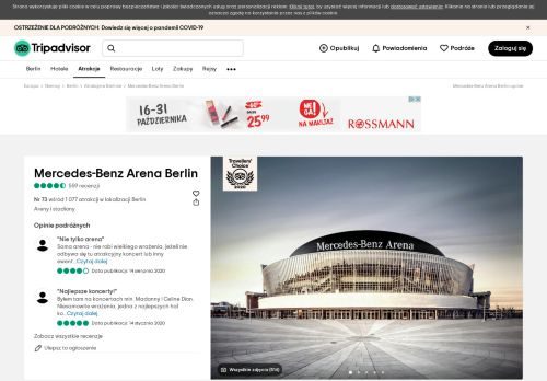 
                            3. Mercedes-Benz Arena Berlin (Niemcy) - opinie - TripAdvisor