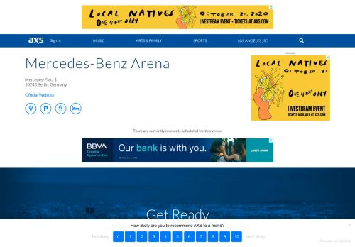 
                            11. Mercedes-Benz Arena tickets and event calendar | 10243 Berlin ...