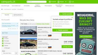 
                            10. Mercedes-Benz Cabrio – Preise vergleichen mit Comparis