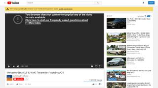 
                            1. Mercedes-Benz CLS 63 AMG Testbericht - AutoScout24 - YouTube