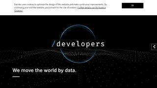 
                            12. Mercedes–Benz /developers – The API platform by Daimler