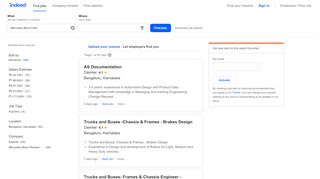 
                            11. Mercedes Benz India Jobs - February 2019 | Indeed.co.in